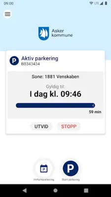 Asker Parkering android App screenshot 2